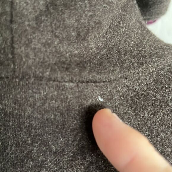 Free People Brown Zipper Closure Hoodie Sweater Casual Boho Feminine - Picture 8 of 9